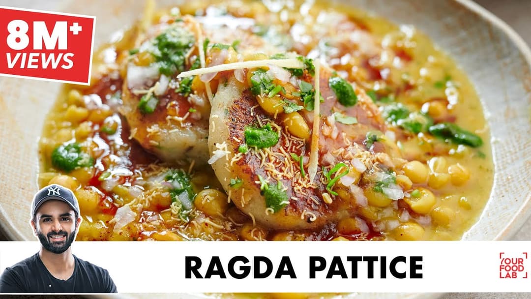 Ragda Pattice Recipe | Mumbai Street Style Chaat | रगड़ा पेटिस और चाट की चटनी | Chef Sanjyot Keer Thumbnail